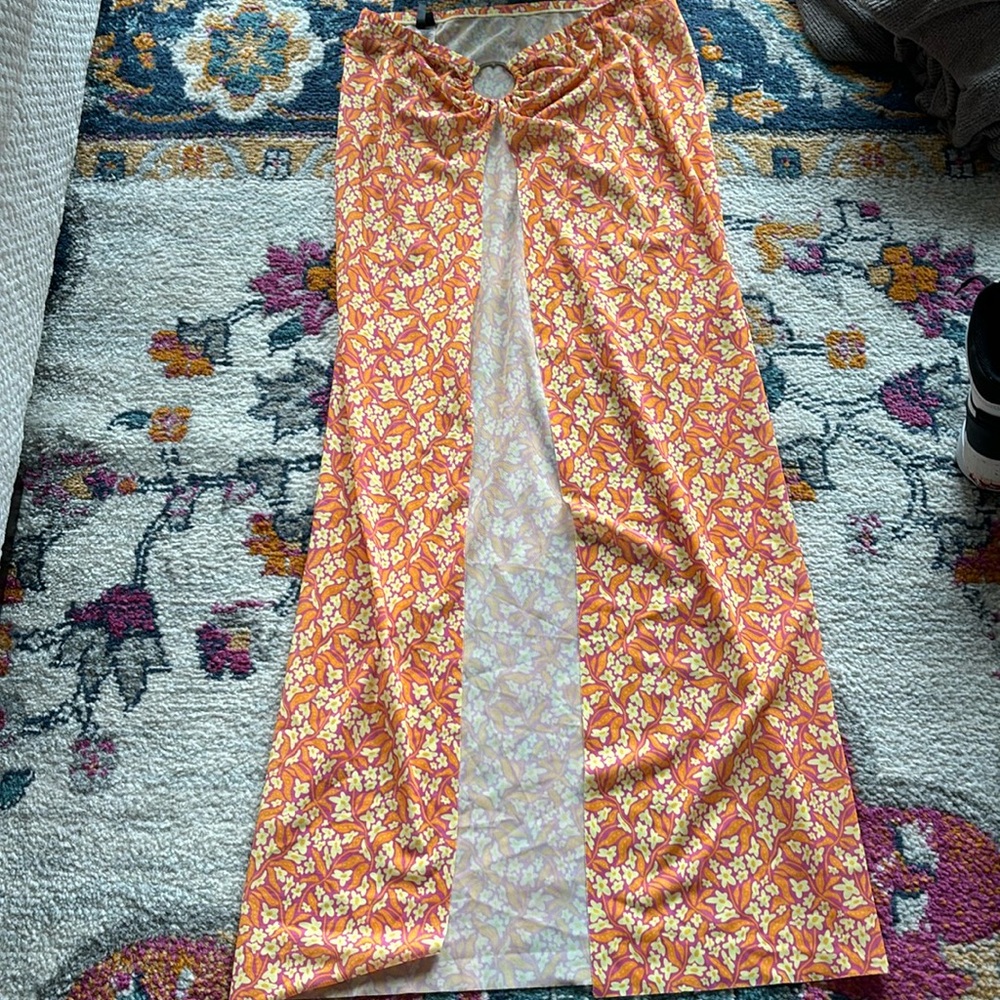 Sheer Kendall + Kylie floral Beach over, Never worn